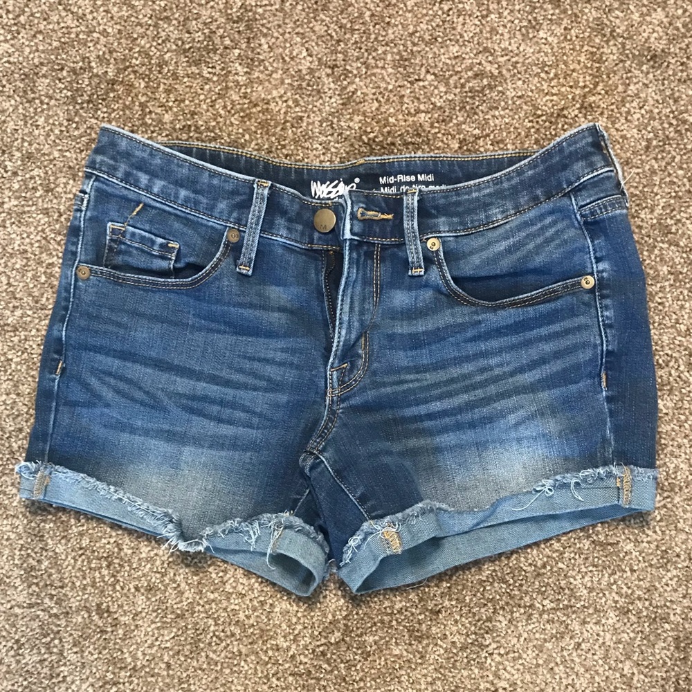 Mossimo Mid- Rise Jean Shorts